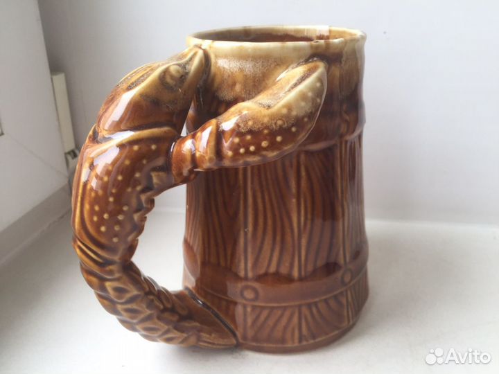 Подарочная пивная кружка с раком