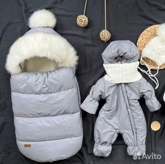 Конверт зимний на овчине