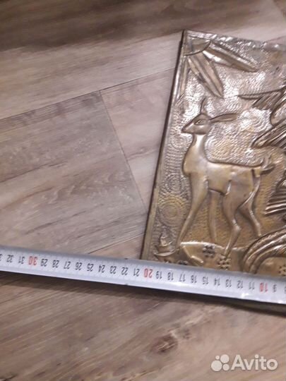 Картина медная чеканка СССР