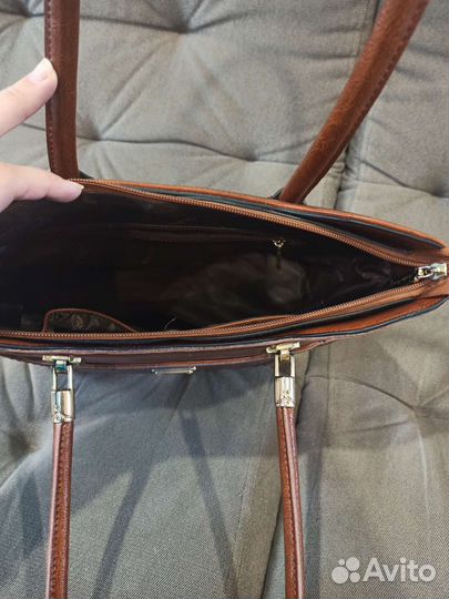 Сумка натуральная кожа почти новая