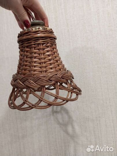 Светильники плетеные