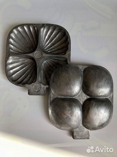 Формы для выпечки печенья СССР орешки и ракушки