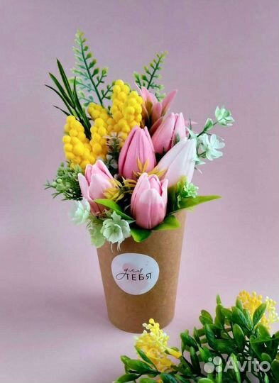 Букет из мыла