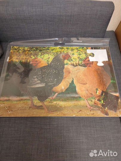 Макси пазлы для детей животные новые