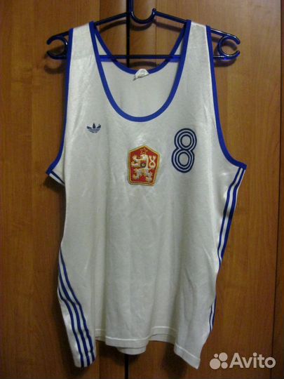Игровая футболка Чехословакия 80е Adidas баскетбол