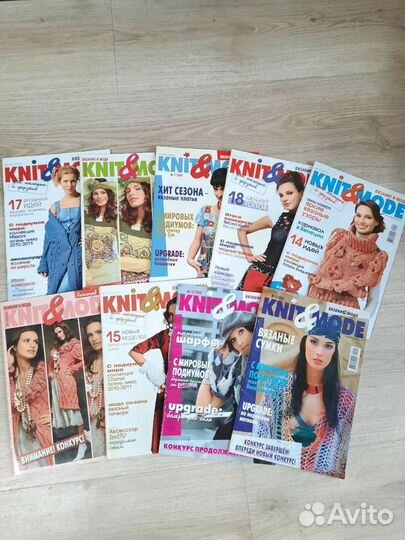 Журналы по вязанию, вышивке крестиком и рукоделию