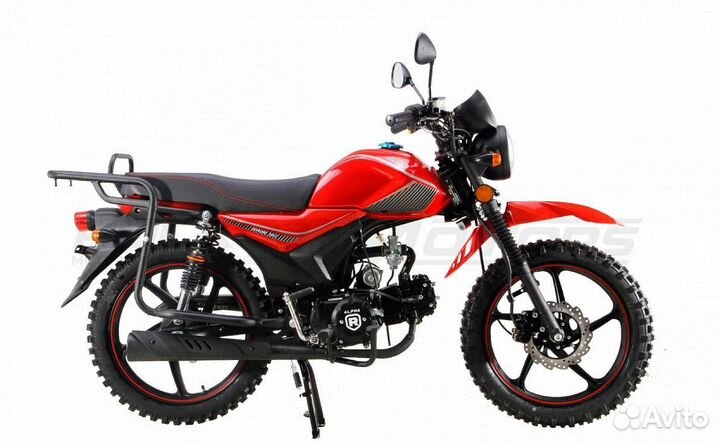 Мопед rockot alpha offroad M-11 LUX+ (LED) (красны