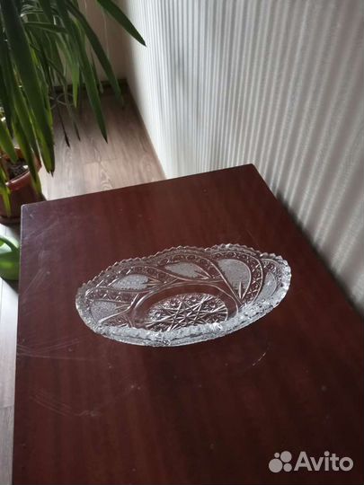 Салатница хрустальная СССР