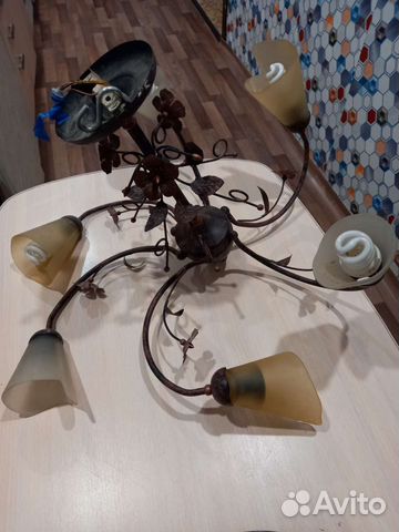 Люстра потолочная подвесная бу