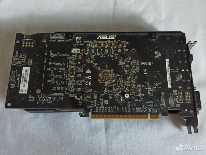 Видеокарта Asus rx570 8gb