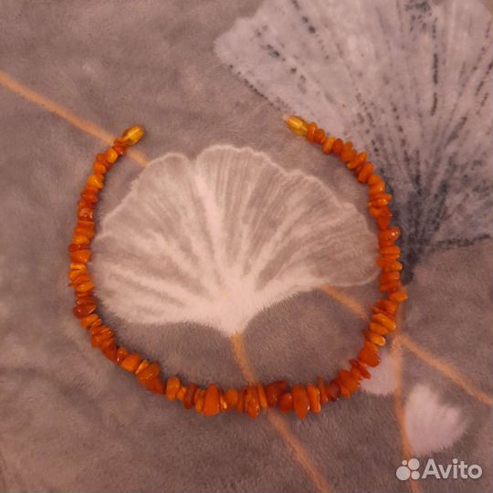 Янтарные бусы натуральные, СССР