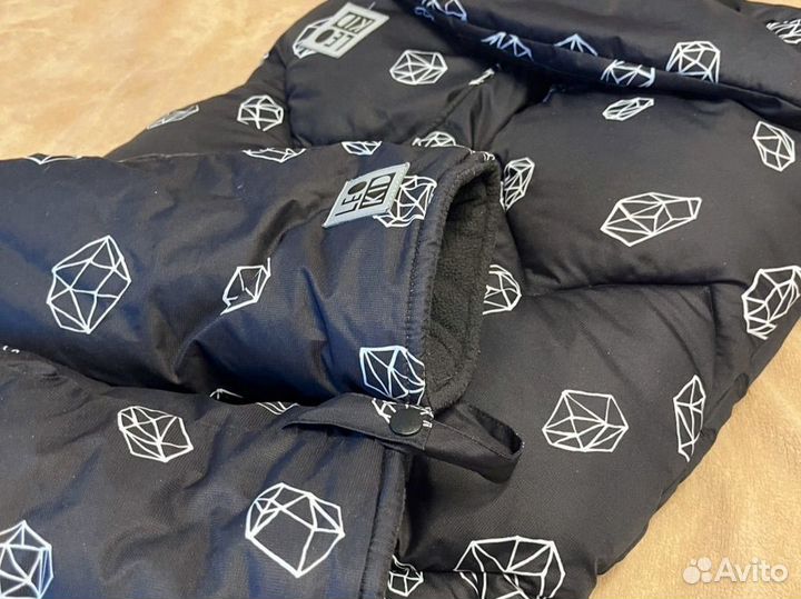 Зимний конверт в коляску leokid