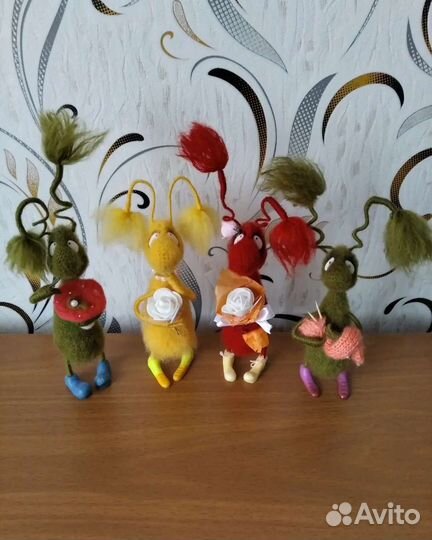 Тараканчики вязанные ручная работа