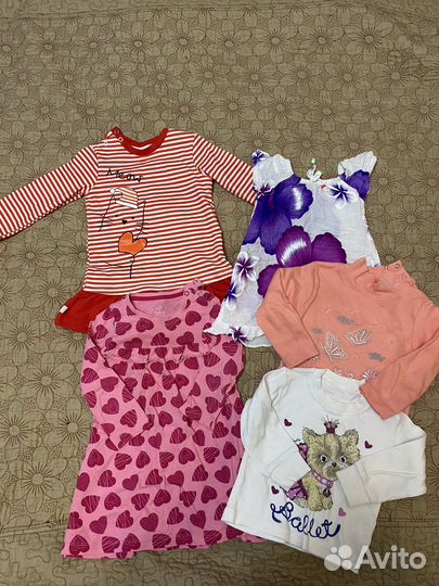 Одежда для девочки пакетом от года до трех лет