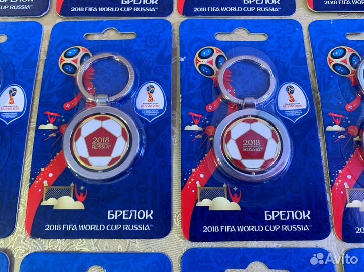 Набор 15 брелков Мяч (металл) Fifa. Чм 2018