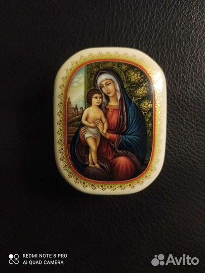 Шкатулка. Лаковая миниатюра