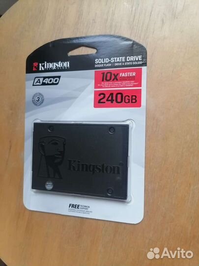 Новый ssd kingston a400 240gb