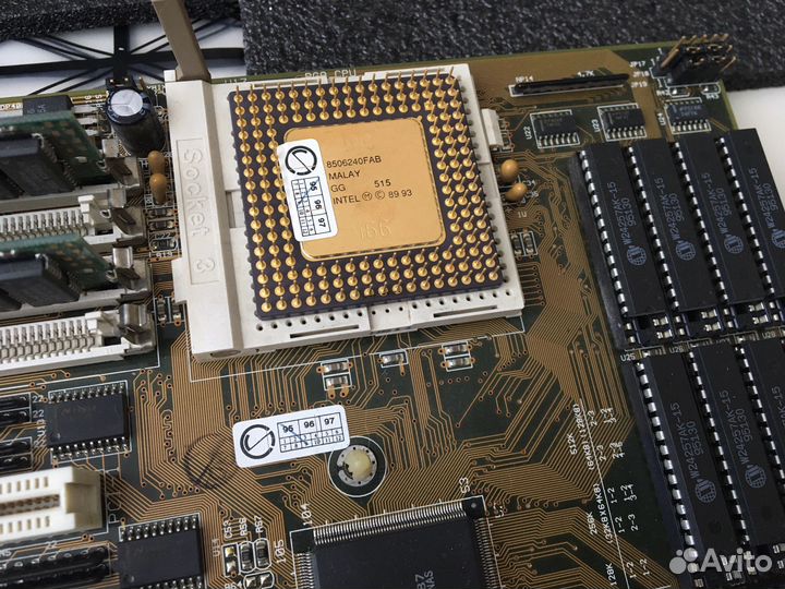 Asus PVI-486AP4 + Intel i486 DX2 66