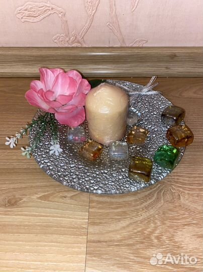 Новогодний декор. Подсвечник