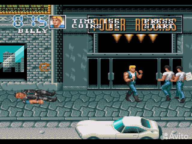 Картридж Sega double dragon 3