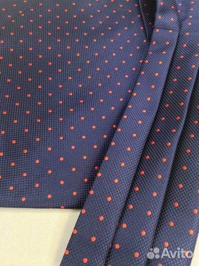 Новый аскот-мужской шейный платок синий