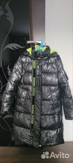 Пальто зимнее для девочки рост 130-140