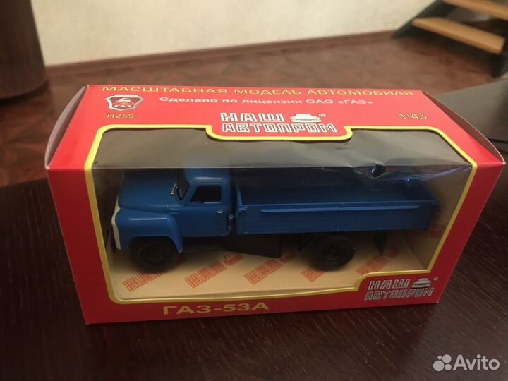Модели автомобилей 1 43 газ-53А
