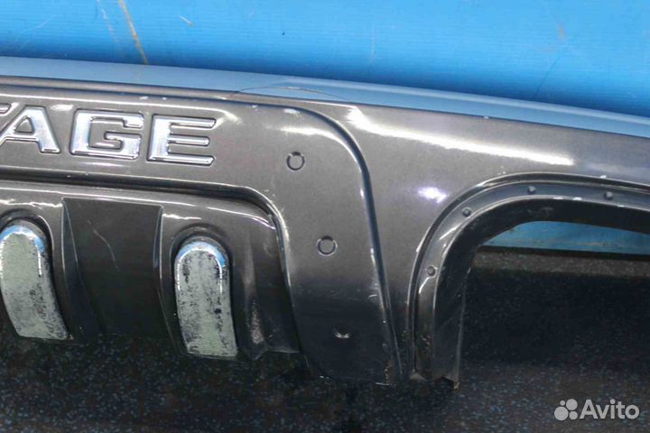 Накладка на бампер Kia Sportage (Киа Спортейдж) KM