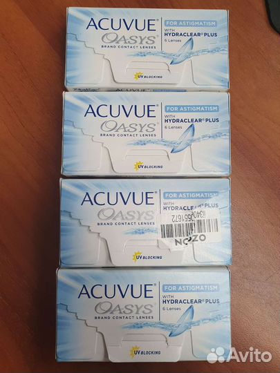 Линзы контактные acuvue oasys двухнедельные