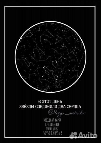 Карта звёздного неба