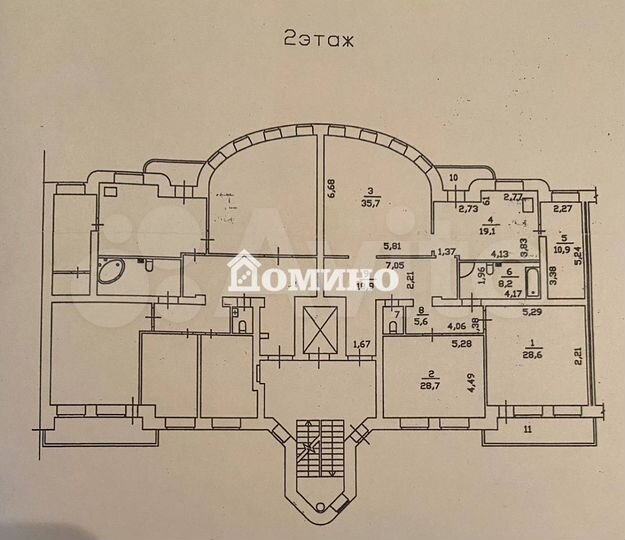 4-к. квартира, 152 м², 2/9 эт.