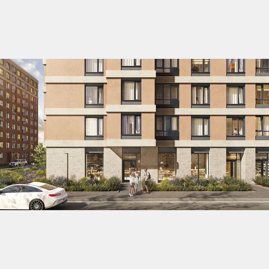 1-к. квартира, 49,4 м², 4/10 эт.