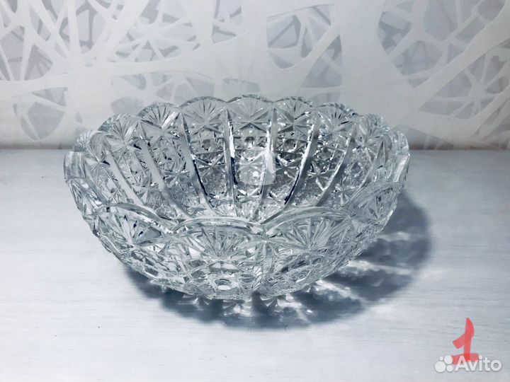 Вазы/салатники (хрусталь,стекло) (ссср,Корея)