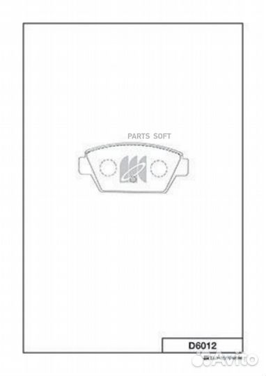 Kashiyama D6012 D6012-01 215 00Y06-128 колодки дис