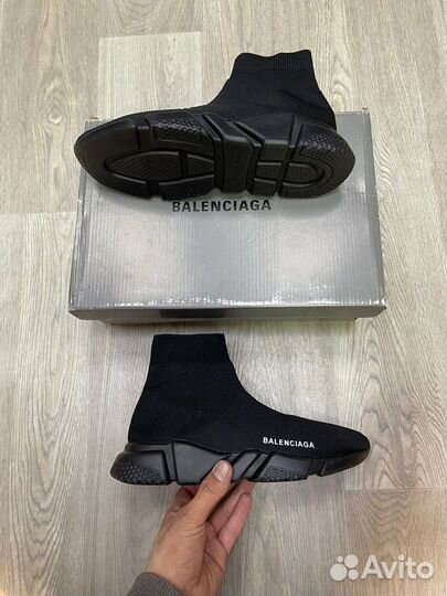 Кроссовки Balenciaga Speed Trainer Black (36-45)