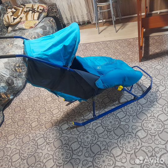 Детские санки коляска бу