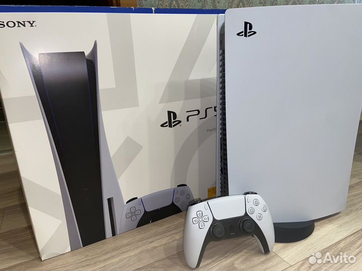 Sony PlayStation 5 (CFI-1216A) 825 гб SSD, белый