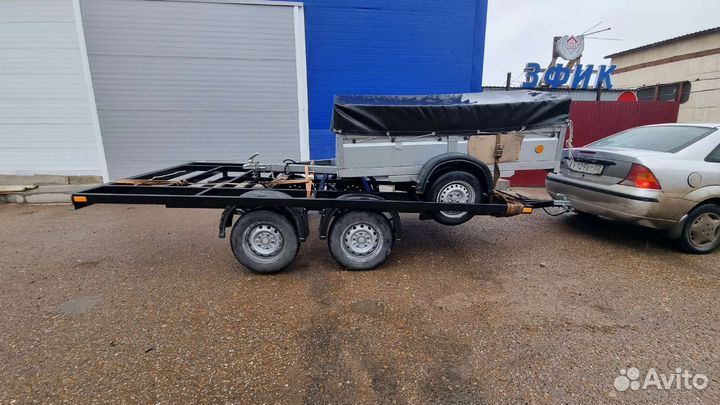 Прицеп платформа 4.1 на 2.2,г.п.2.5 тонны