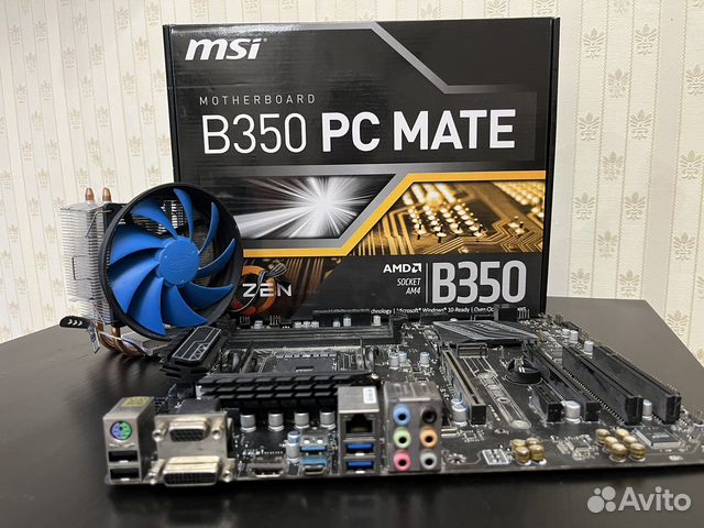 Материнская плата Msi B350 PC Mate + башня купить в Ульяновске ...