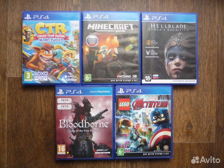 Minecraft,Hellblade,Stranding,CTR,Uncharted PS4