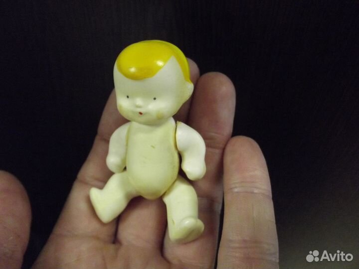 Пупс игрушка колкий пластик СССР редкая