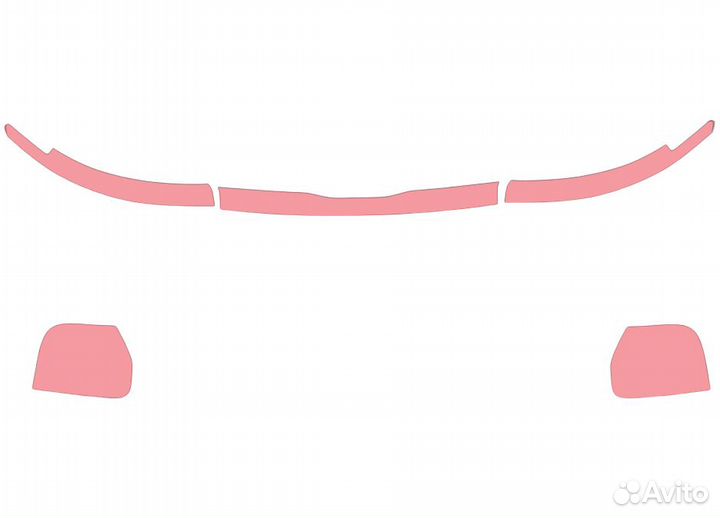 Плёнка для оклейки фар на автомобиле Hyundai Stari