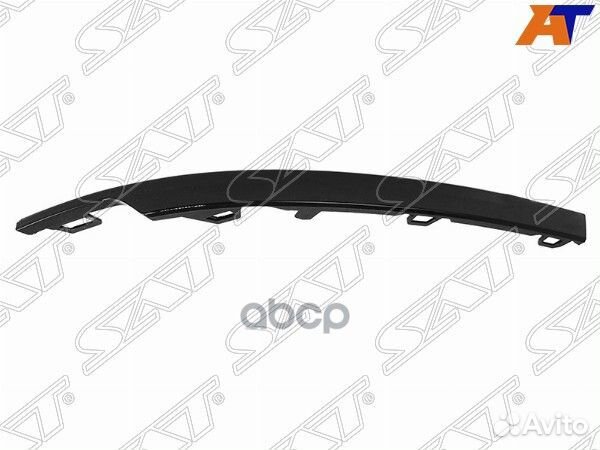 Молдинг заднего бампера VW tiguan 16- RH черный