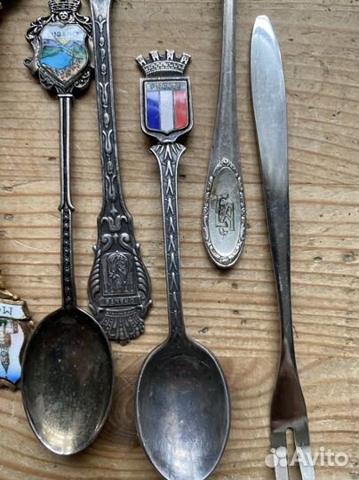 Кофейные ложки мельхиор СССР европа