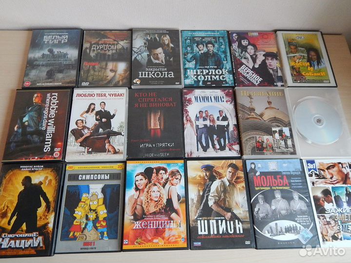 Диски DVD 135 шт