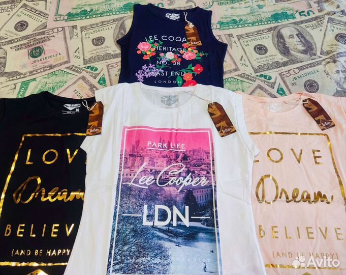 Футболки Lee Cooper оригинал новые