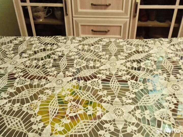 Скатерть вязаная крюч. Новая