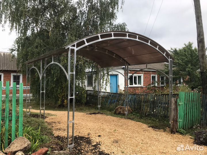 Навес для авто 3,5х6 метров