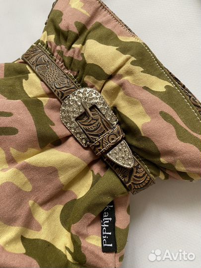 Винтажная сумка кросс боди camo bimbo