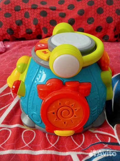 Развивающая игрушка веселый барабан